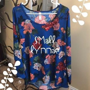 LULAROE FLORAL LYNNAE - XS
